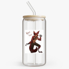 Банка с бамбуковой крышкой