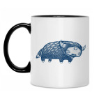 Кружка двухцветная