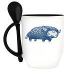 Кружка с ложкой