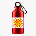 Металлическая бутылка 400 мл UV-DTF