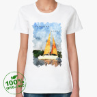 Женская футболка органик