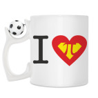 Кружка с футбольным мячиком