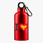 Металлическая бутылка 400 мл UV-DTF