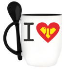 Кружка с ложкой