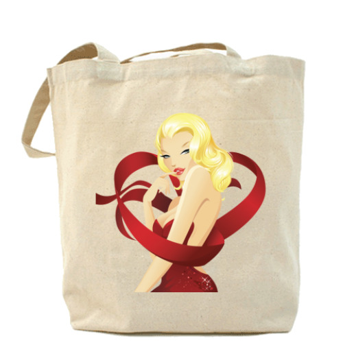 Сумка шоппер с принтом Гламурненько