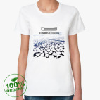 Женская футболка органик