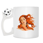 Кружка с футбольным мячиком