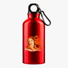 Металлическая бутылка 400 мл UV-DTF