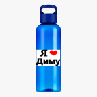 Прозрачная спортивная бутылка