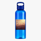 Прозрачная спортивная бутылка