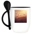 Кружка с ложкой