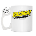 Кружка с футбольным мячиком