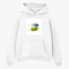 Толстовка худи оверсайз