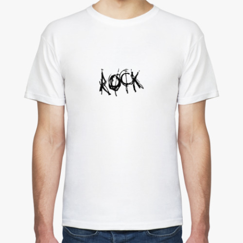 Футболка с принтом Rock