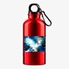 Металлическая бутылка 400 мл UV-DTF