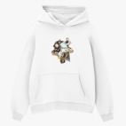 Толстовка худи оверсайз