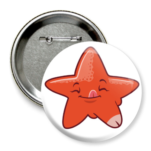 Значок 75мм 'Penis Star'