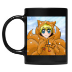 Кружка цветная UV-DTF