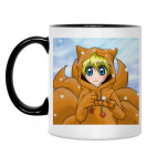 Кружка двухцветная