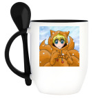 Кружка с ложкой