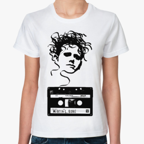 Классическая футболка с принтом  Depeche Mode