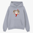 Толстовка худи оверсайз