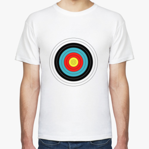 Футболка с принтом Ходячая цель