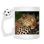 Кружка с футбольным мячиком