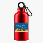 Металлическая бутылка 400 мл UV-DTF