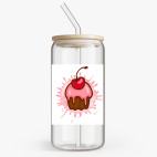 Банка с бамбуковой крышкой