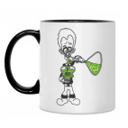 Кружка двухцветная