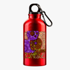 Металлическая бутылка 400 мл UV-DTF