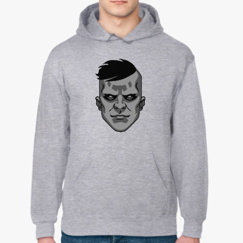 Толстовка худи с принтом Безумный