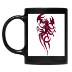 Кружка цветная UV-DTF