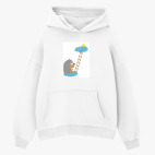 Толстовка худи оверсайз