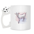 Кружка с футбольным мячиком