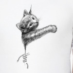 Котёнок за пазухой