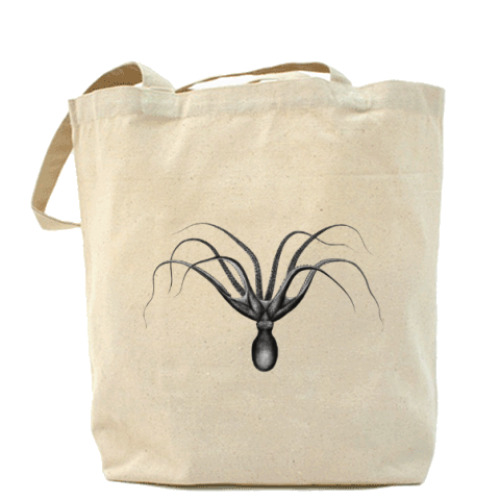 Сумка шоппер с принтом Осьминог