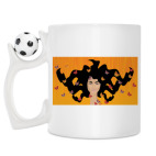 Кружка с футбольным мячиком