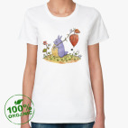 Женская футболка органик