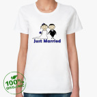 Женская футболка органик