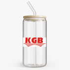 Банка с бамбуковой крышкой