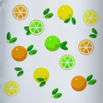 Цитрусовые фрукты: апельсин, лимон, лайм