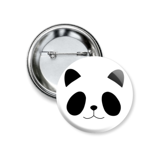 Значок 37мм Панда