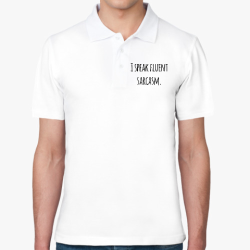 Рубашка поло I speak fluent sarcasm