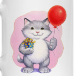 Кот и воздушный шарик