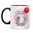 Кружка двухцветная