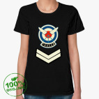 Женская футболка органик