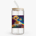 Банка с бамбуковой крышкой