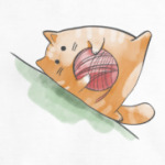 Кот Мягкот, рыжий живот!